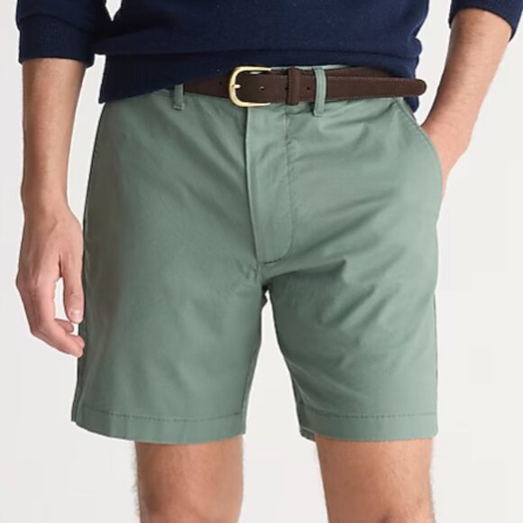 J. Crew Other - J. Crew Men's Size 30 7" Flex Fit Chino Green Shorts Preppy School Uniform